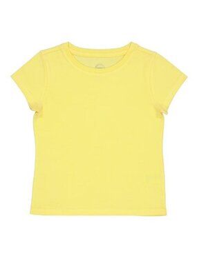 Wonder Nation Girls Kid Tough Tee with Short Sleeves Lantern Yellow Size XL